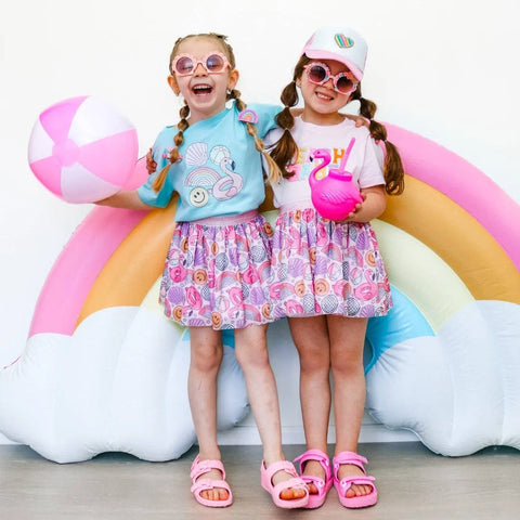 Mermaid Splash Girls Tutu Skirt