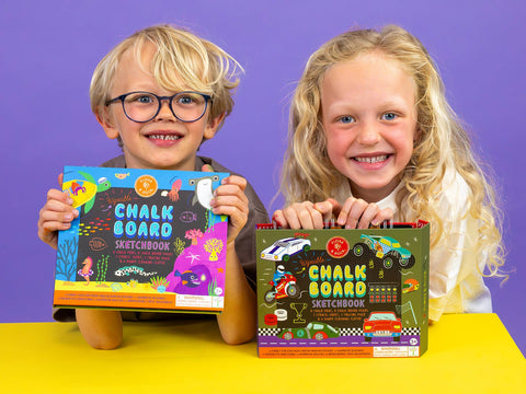 Chalk Board Sketchbook - Cars