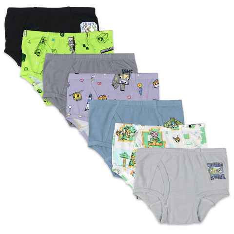 Minecraft Bamboo Boy's Underwear 7-Pack