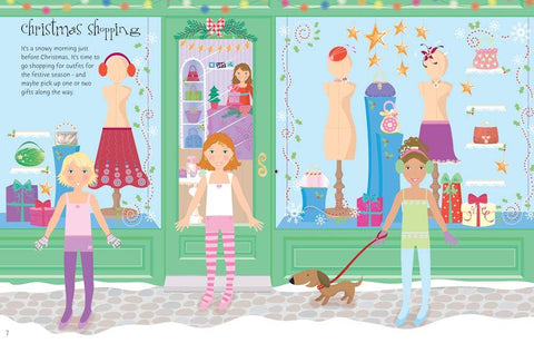 Dolly Dressing Sticker Book - Christmas