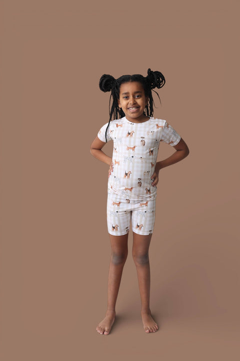 Kids Bamboo Short Set - Pawfect Pals