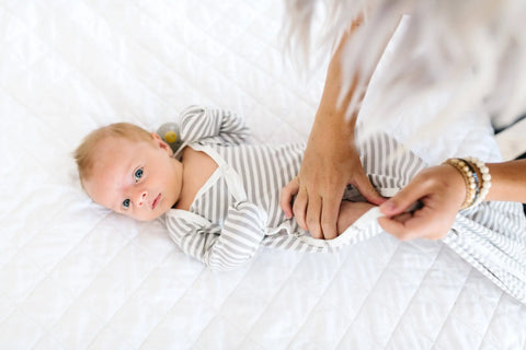 Newborn Knotted Gown - Everest