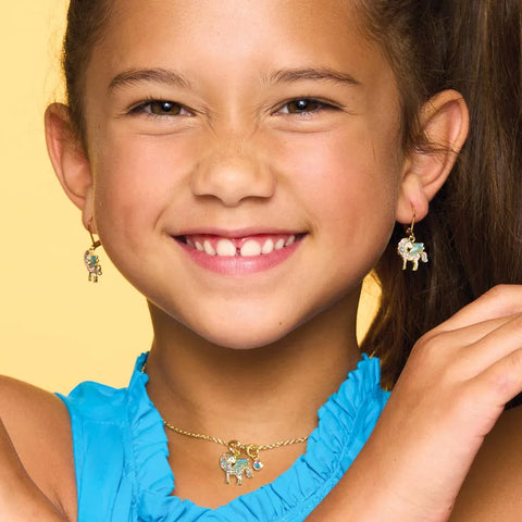 Lever Back Earrings | Crystal Unicorn Magic