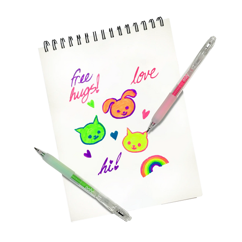 Jelly Gloss Neon Multi-Surface Deco Gel Pens (Set of 6)