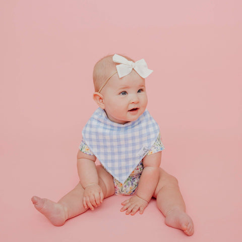 4 Pack Baby Bandana Bibs - Catherine