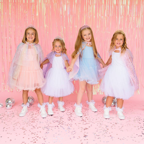 Lavender Dress Up Sequin Cape for Kids