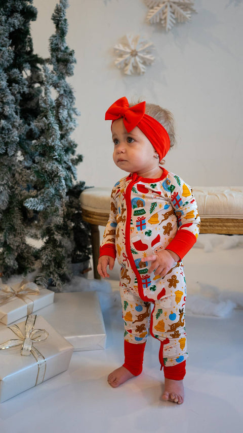 Classic Red Baby Bow