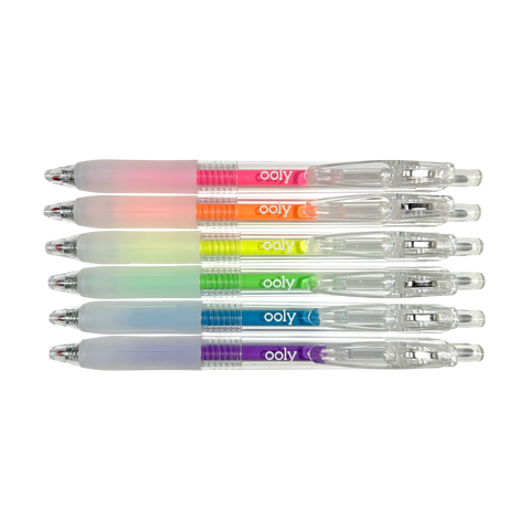 Jelly Gloss Neon Multi-Surface Deco Gel Pens (Set of 6)