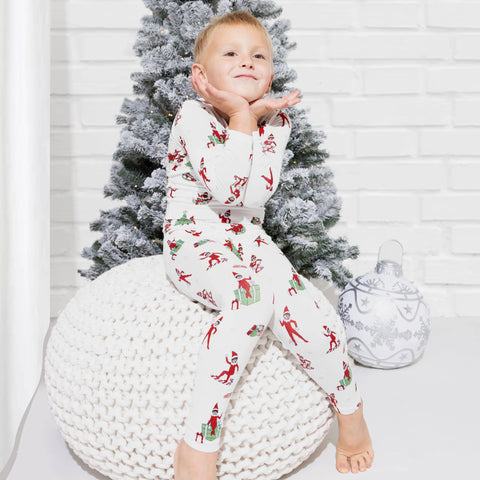 Kids Bamboo Pajama Set - The Elf on the Shelf