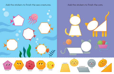 Motor Skills Book: Shapes