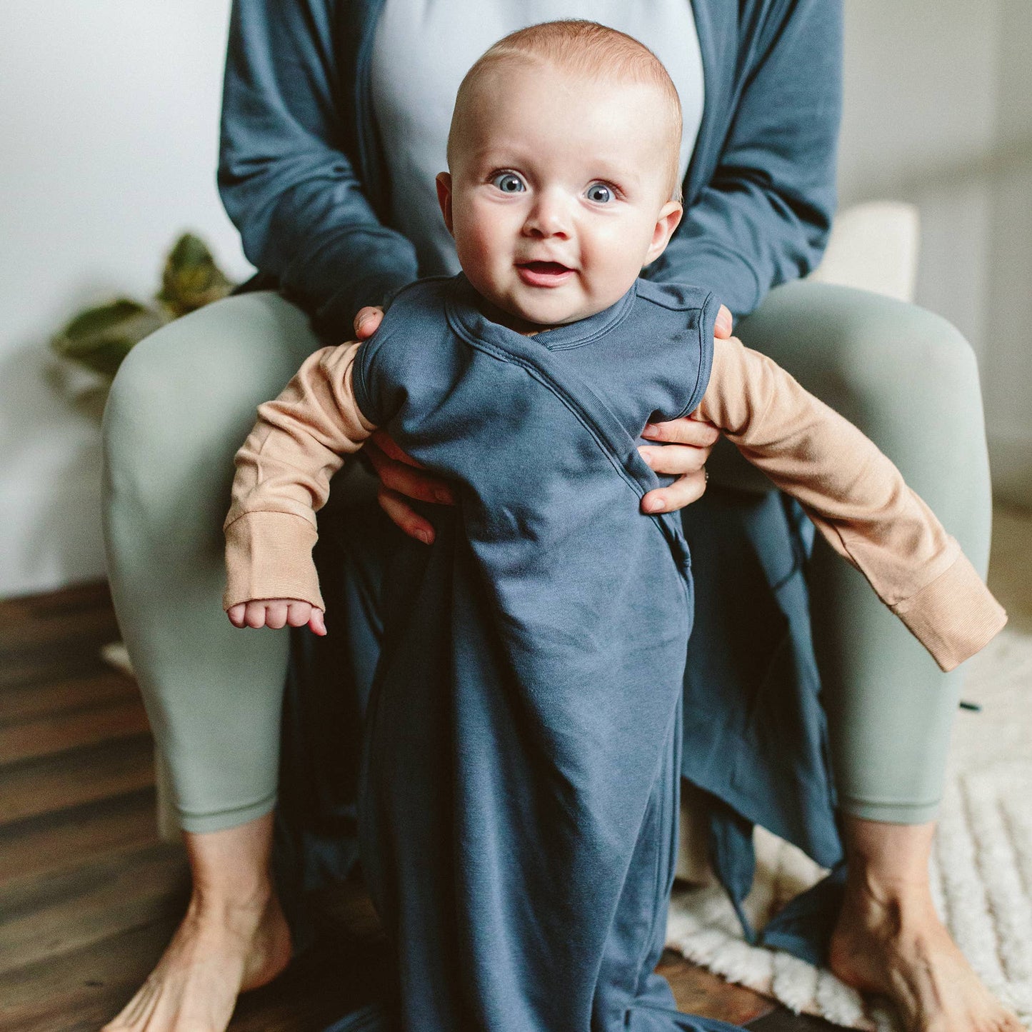 Bamboo + Organic Cotton Sleepbag: Midnight