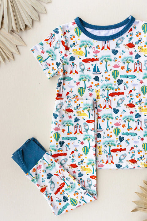Bamboo Pajama Set - Florida