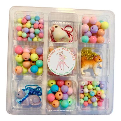 Deluxe Kids DIY Necklaces Craft Kit - POP CUTIE INC