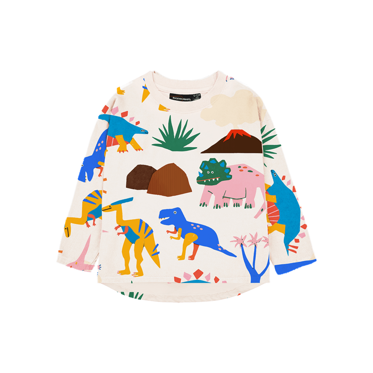 Dino Sun Baby T-Shirt - Rock Your Baby