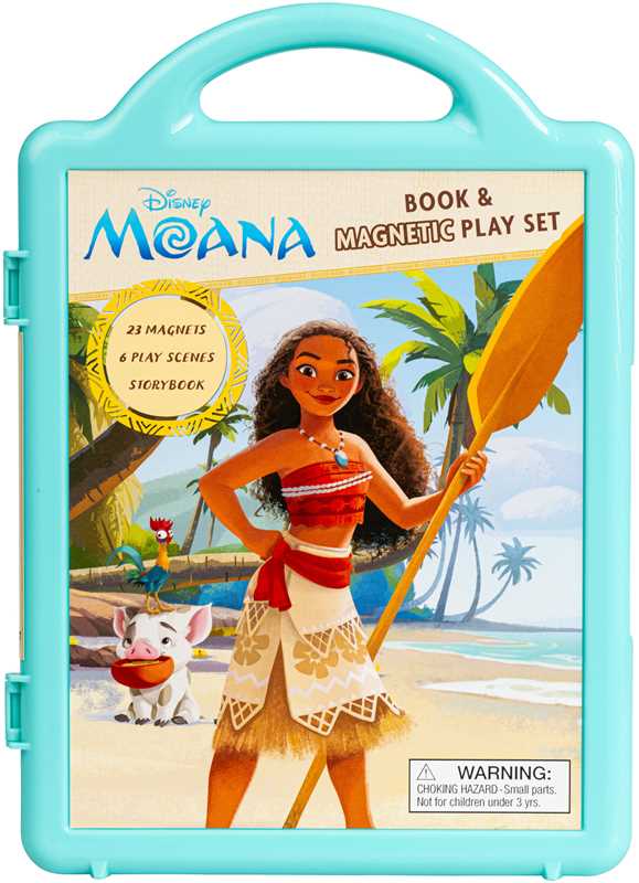 Disney Moana Book & Magnetic Playset - Simon & Schuster