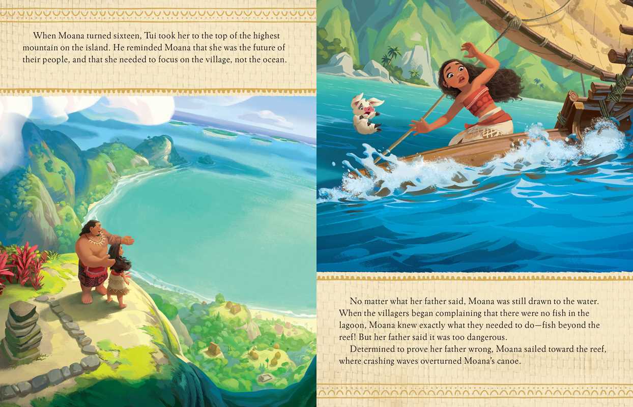 Disney Moana Book & Magnetic Playset - Simon & Schuster