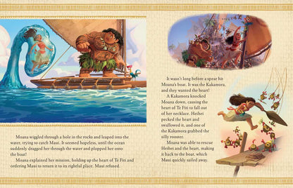 Disney Moana Book & Magnetic Playset - Simon & Schuster