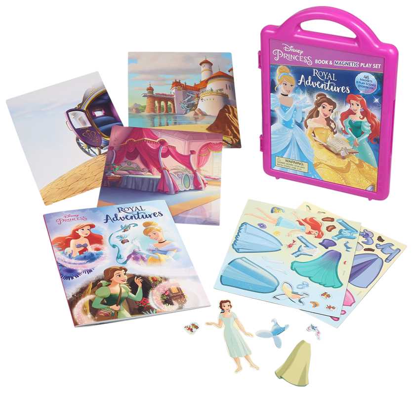 Disney Princess Book & Magnetic Playset - Simon & Schuster