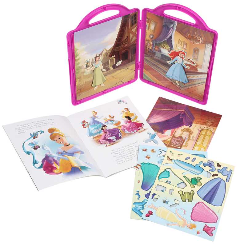 Disney Princess Book & Magnetic Playset - Simon & Schuster