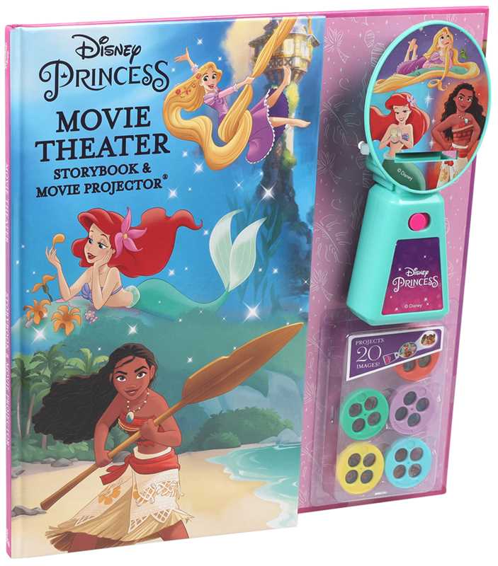 Disney Princesses Movie Theater Storybook & Movie Projector - Simon & Schuster