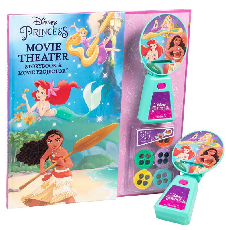 Disney Princesses Movie Theater Storybook & Movie Projector - Simon & Schuster