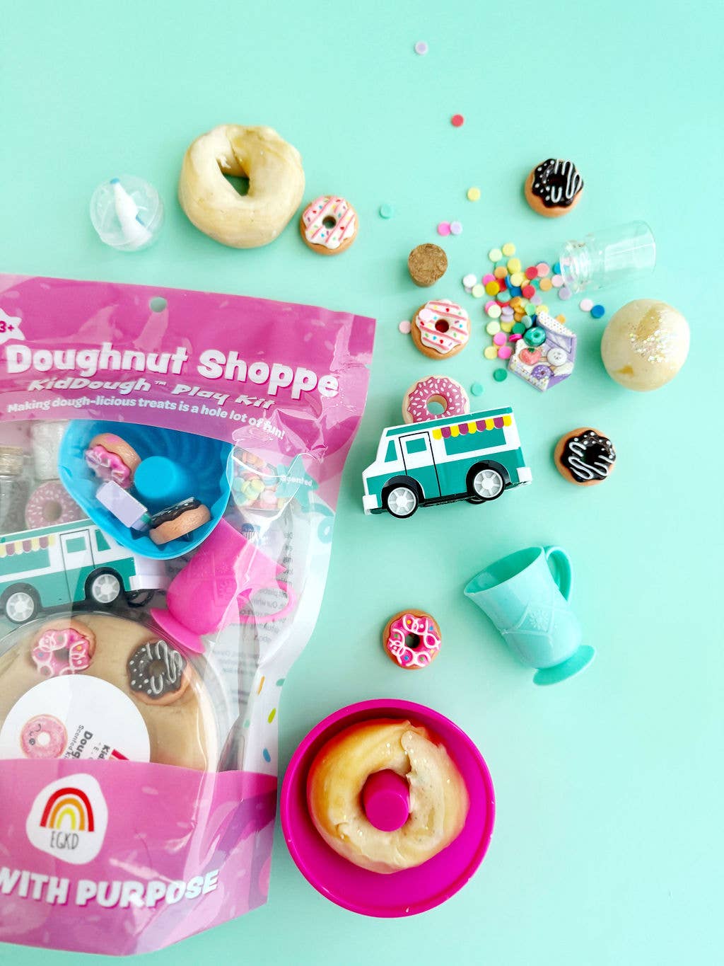 Doughnut Play Dough Kit - Earth Grown KidDoughs