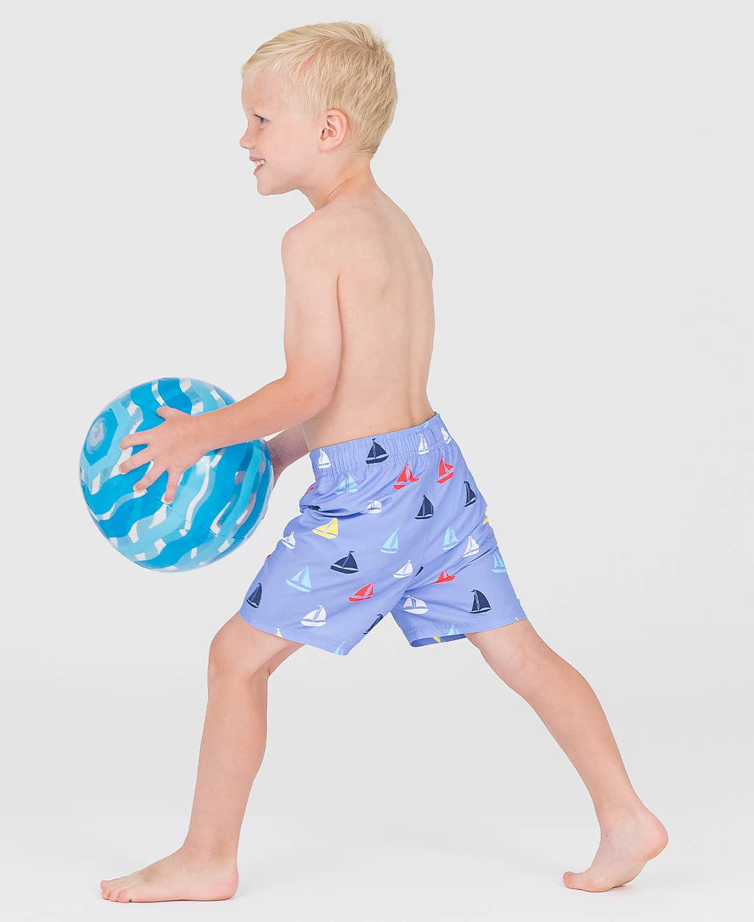 Down By The Bay Swim Trunks - RuffleButts + RuggedButts