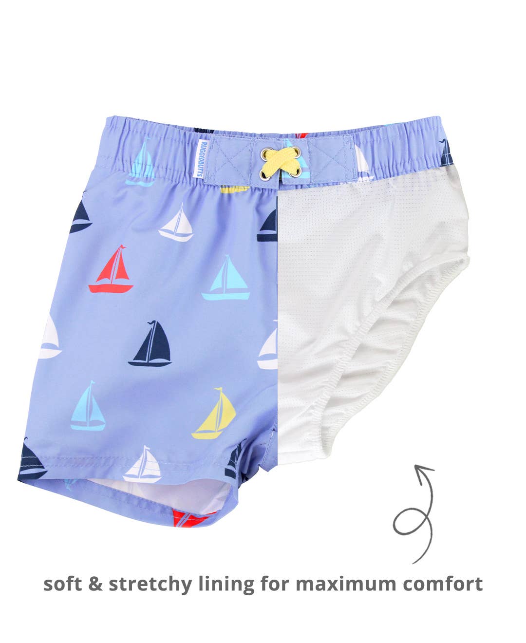 Down By The Bay Swim Trunks - RuffleButts + RuggedButts