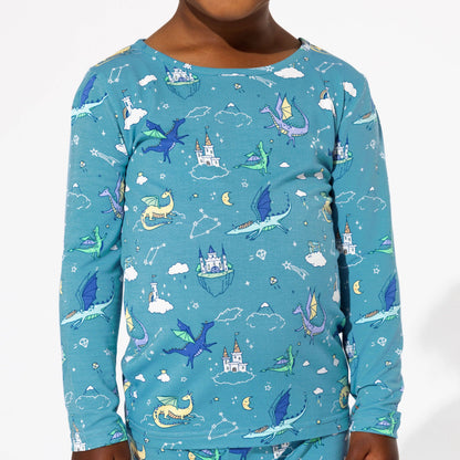 Dragon Dreams Bamboo Kids Pajamas - Bellabu Bear