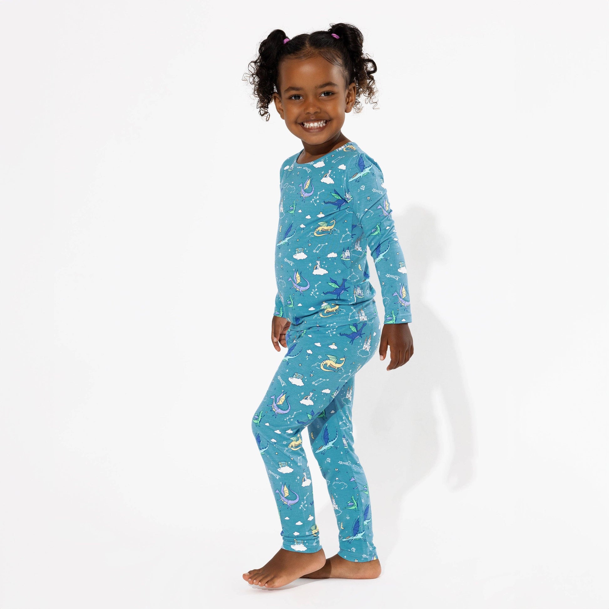 Dragon Dreams Bamboo Kids Pajamas - Bellabu Bear