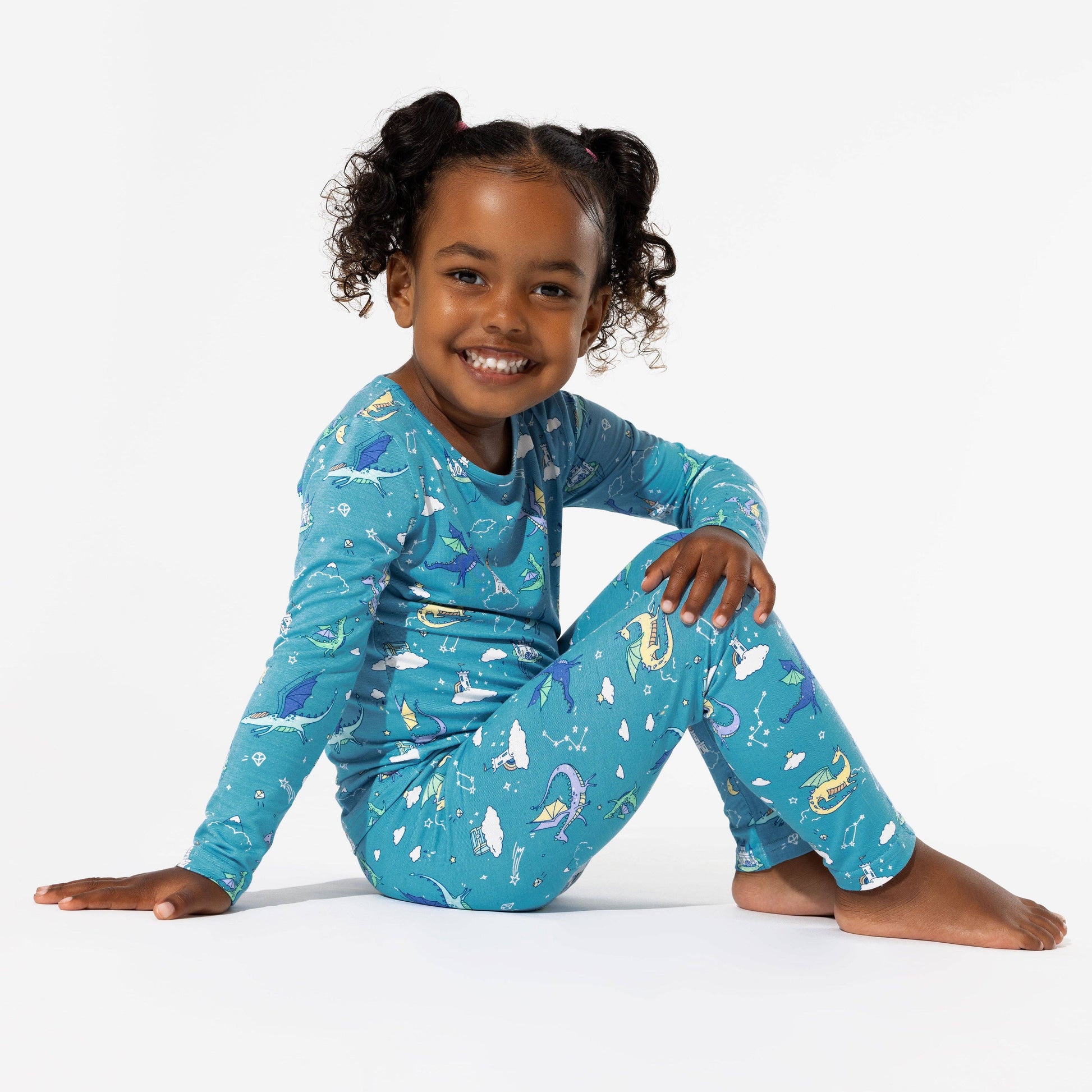 Dragon Dreams Bamboo Kids Pajamas - Bellabu Bear