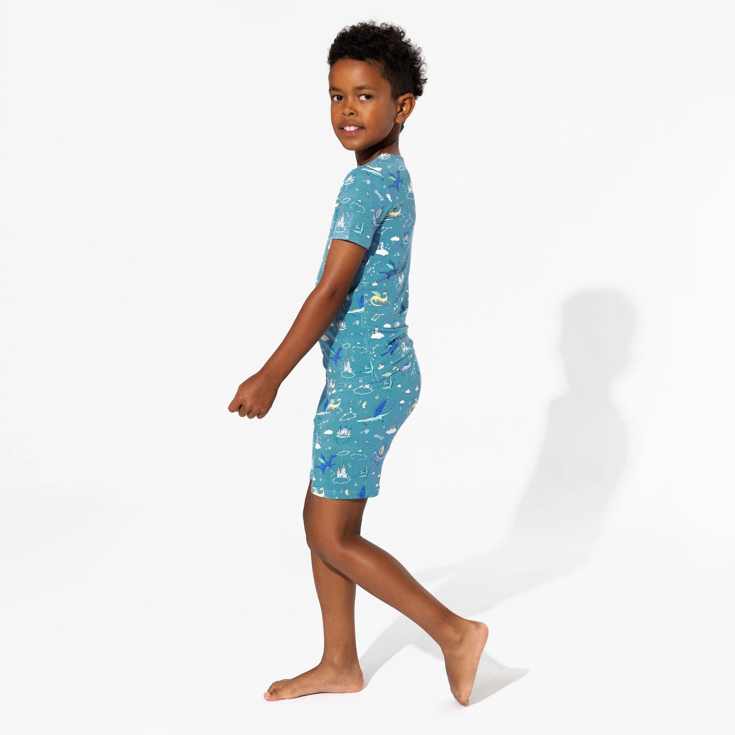 Dragon Dreams Kids Bamboo Pajama Short Set - Bellabu Bear