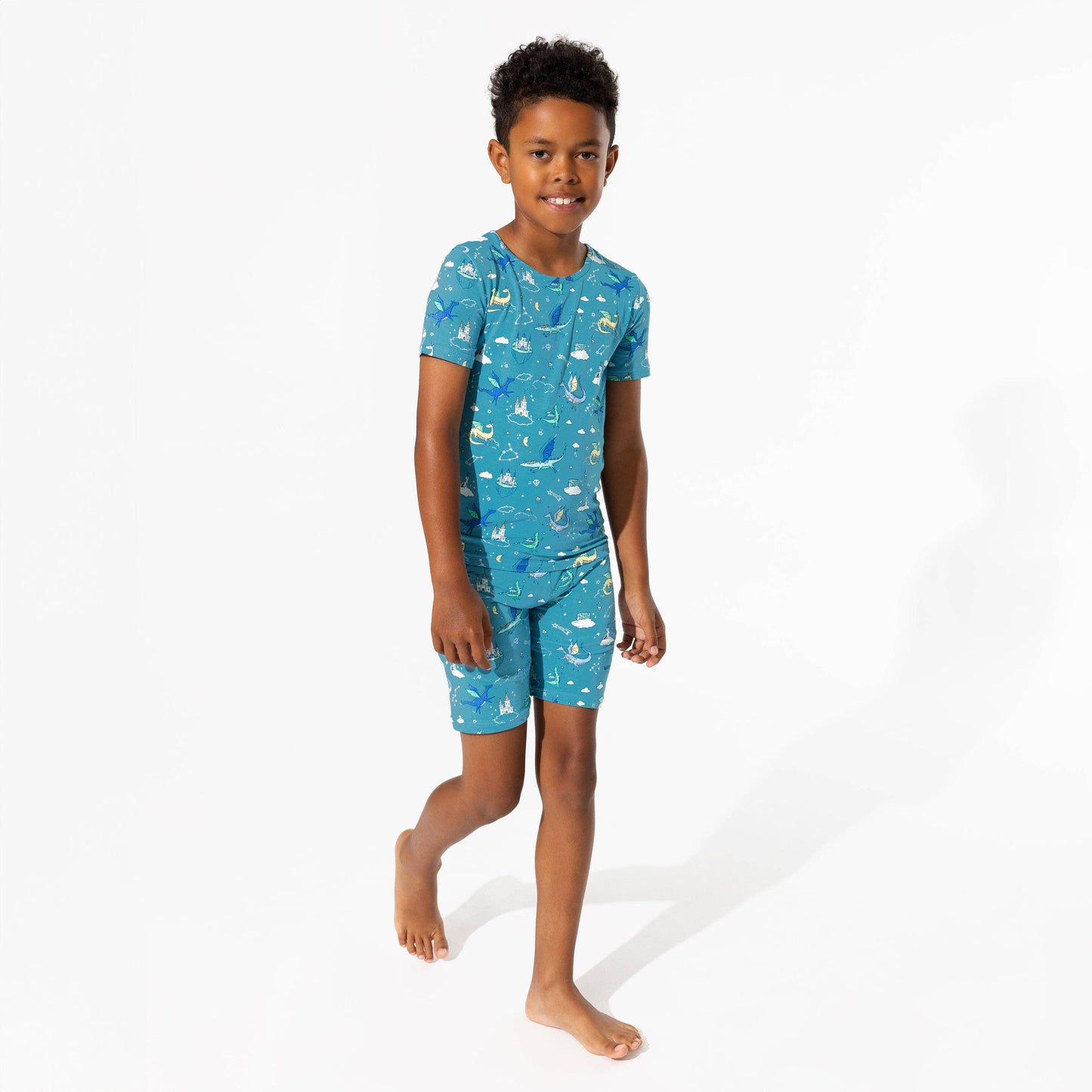 Dragon Dreams Kids Bamboo Pajama Short Set - Bellabu Bear