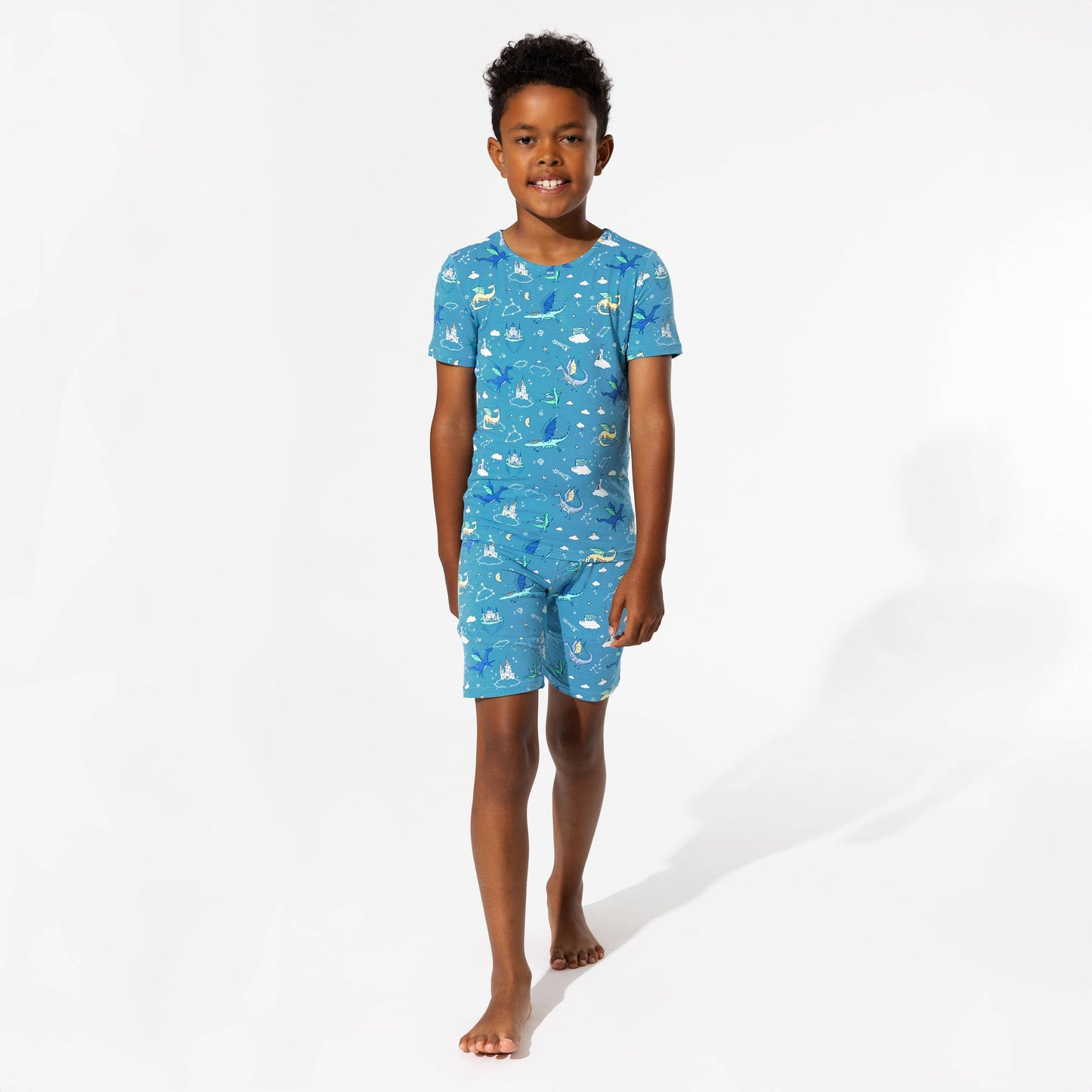 Dragon Dreams Kids Bamboo Pajama Short Set - Bellabu Bear