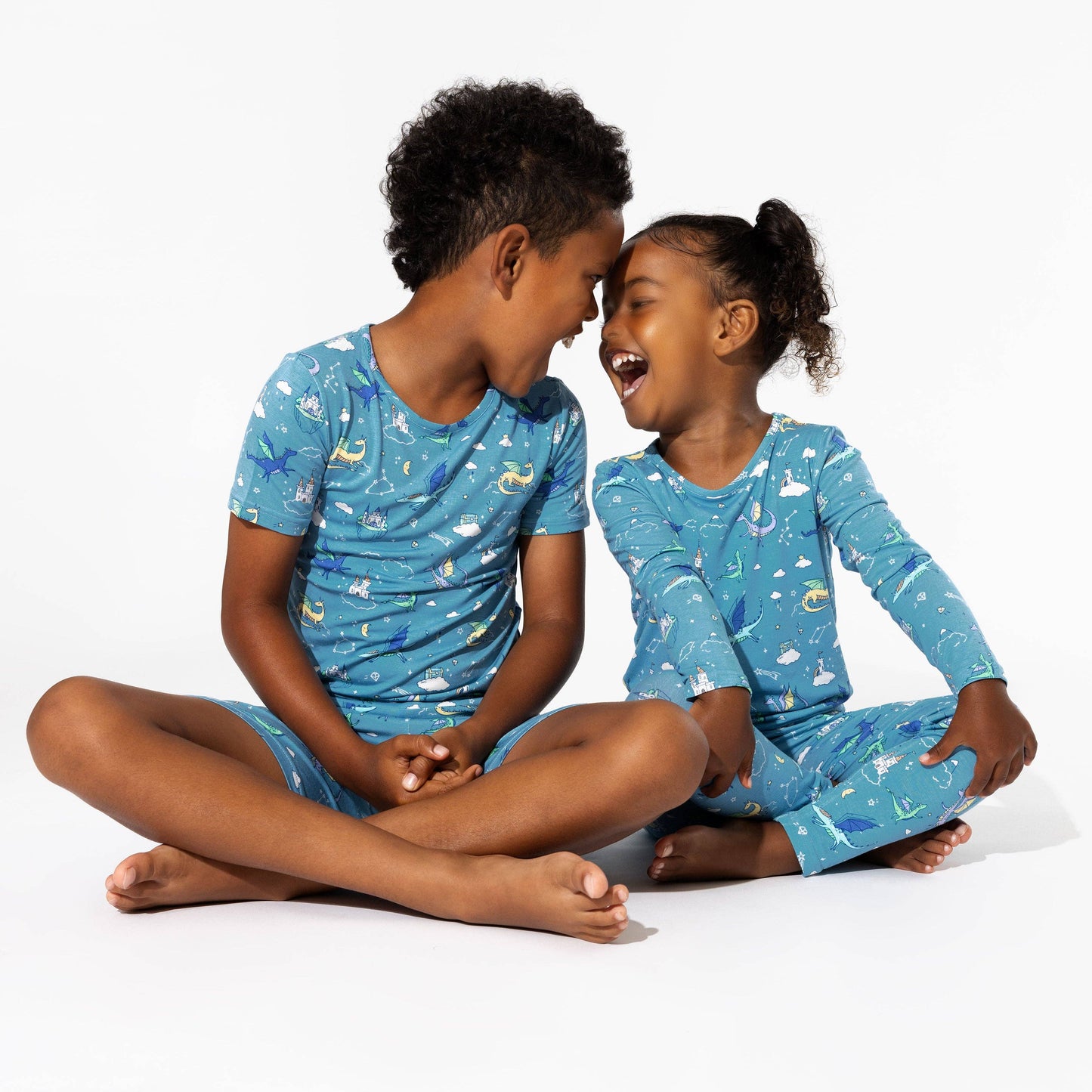 Dragon Dreams Kids Bamboo Pajama Short Set - Bellabu Bear