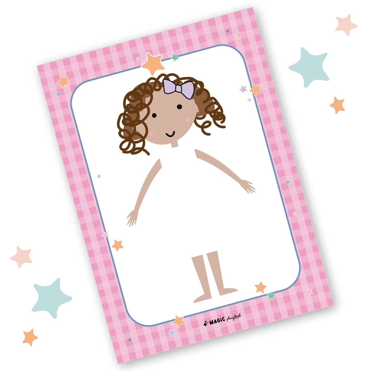 Dress-a-Doll Pretend Play Notepad - MagicPlaybook