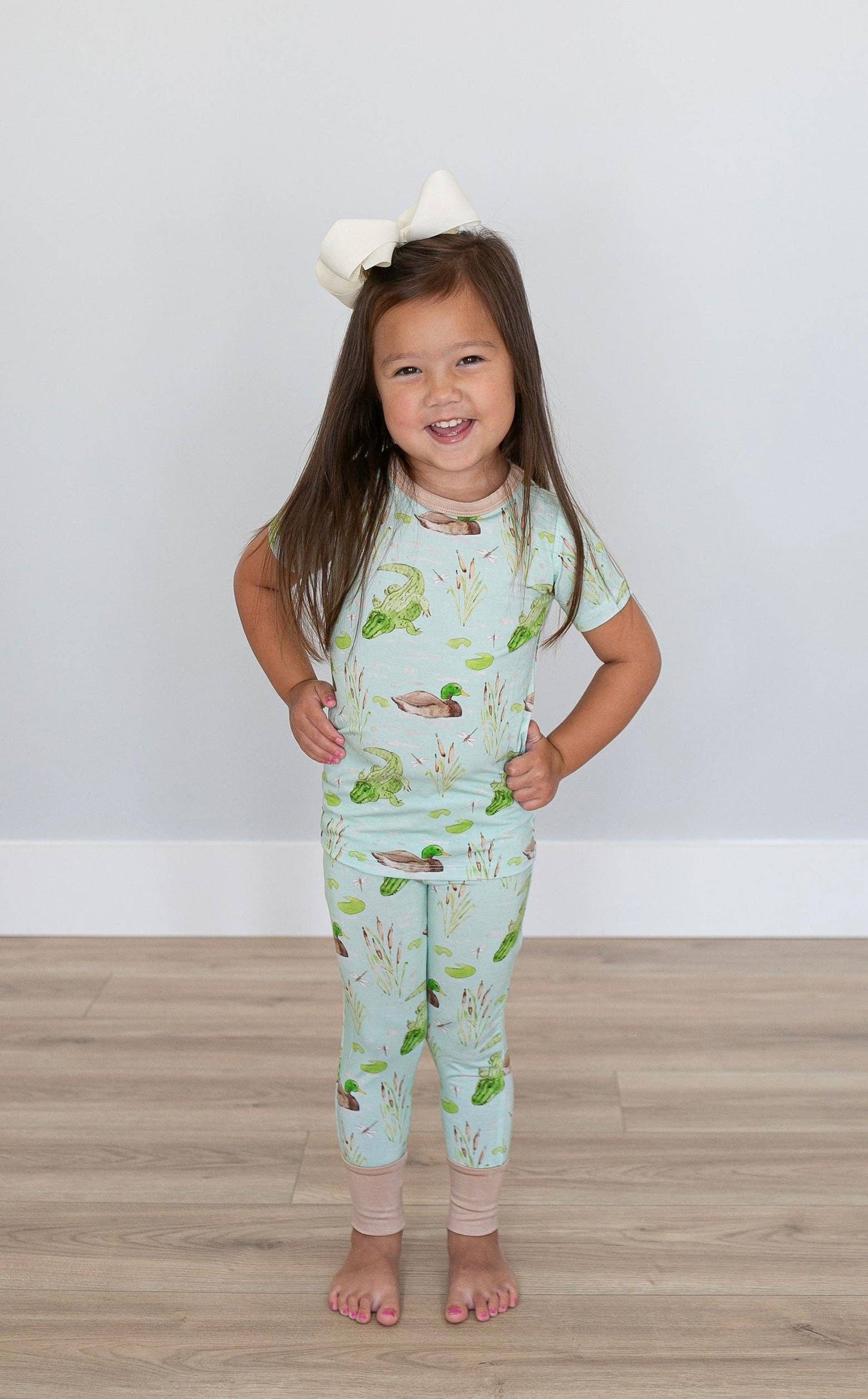 Ducks & Gators Two Piece Pajama - Sweet Bay Clothing