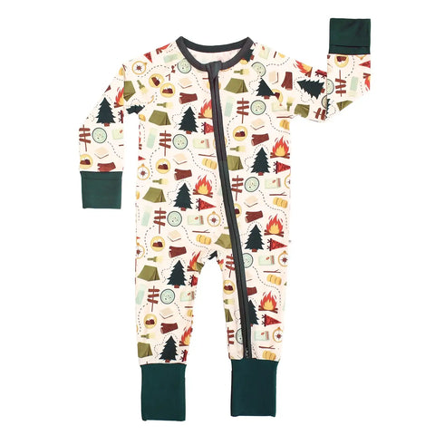 Camp Bamboo Convertible Baby Pajamas