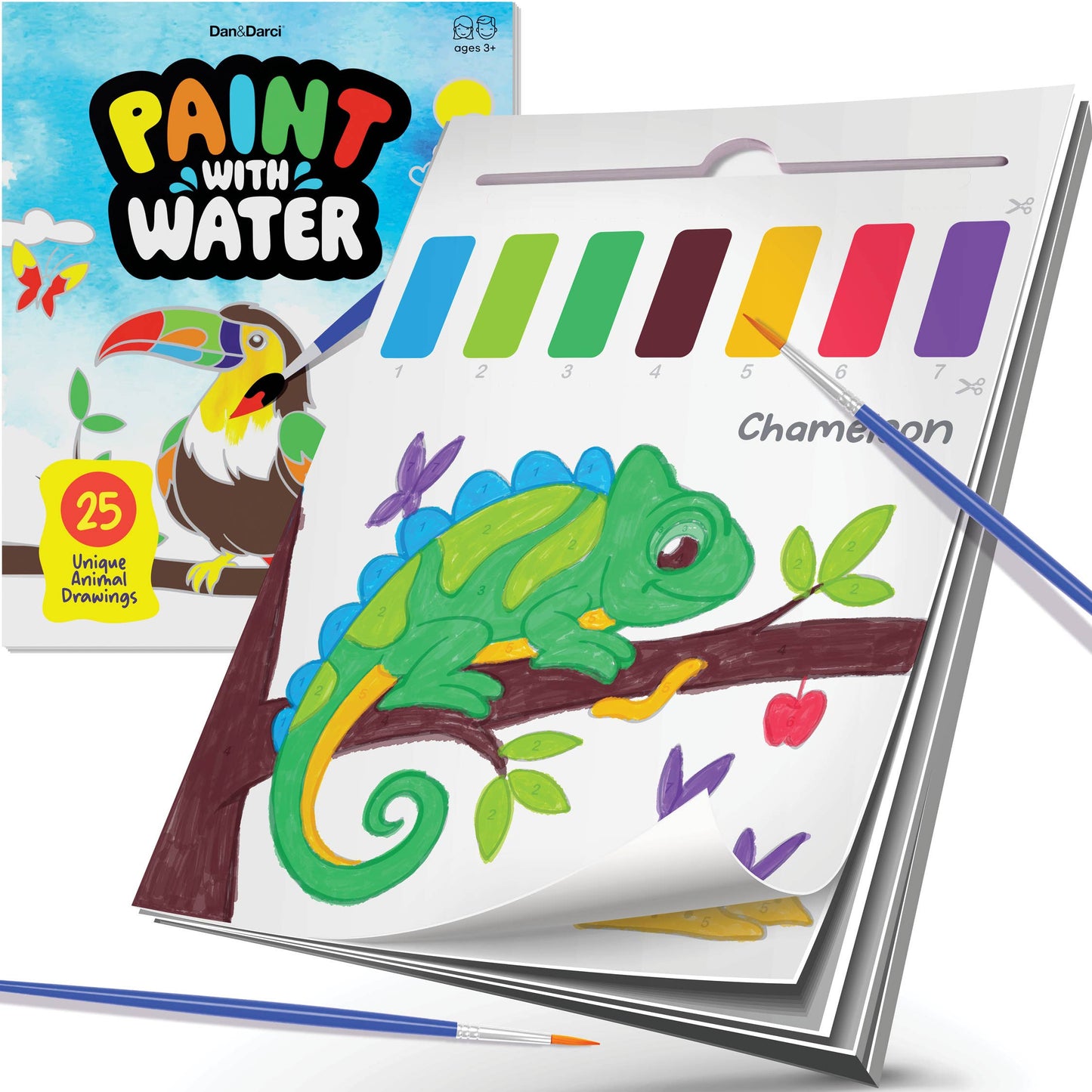 Mess-Free Paint with Water Coloring Book