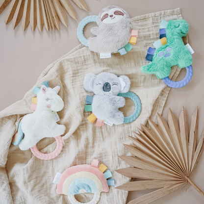 Ritzy Rattle Pal™ Plush Rattle Pal with Teether: Sloth