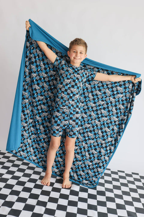 Kids Bamboo Short Set - Moto Mayhem