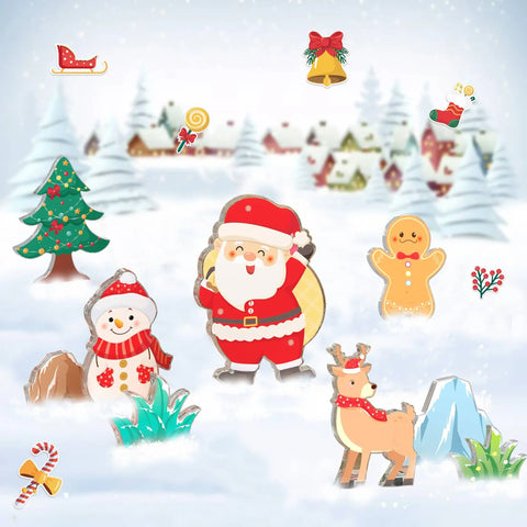 PicassoTiles Gingerbread House Magnetic Tiles (46 Pieces)