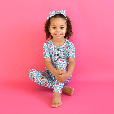 Cherry Bamboo Girls Lounge Set