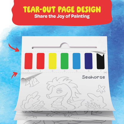 Mess-Free Paint with Water Coloring Book