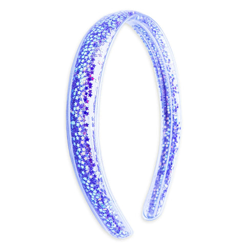 Shaker Glitter Headband - Purple