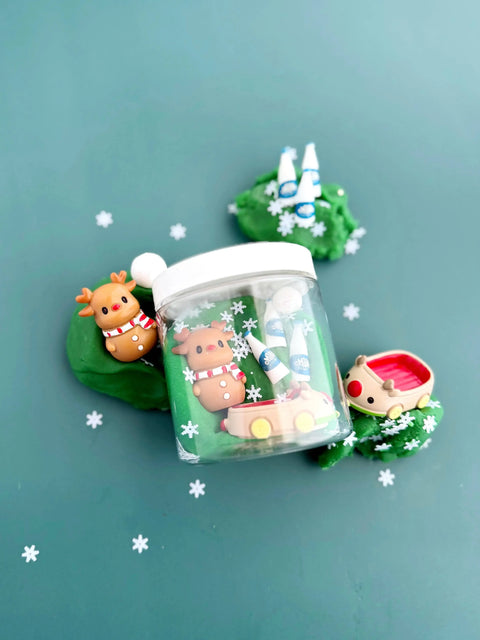 Reindeer Games Mini Play Dough-To-Go