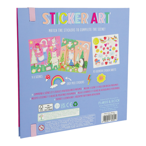 Rainbow Fairy Sticker Art