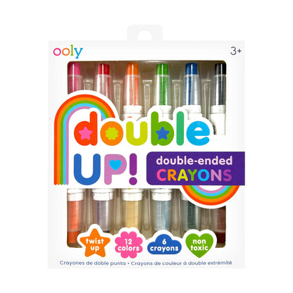 Double Up! Double-Ended Crayons (Set of 6)