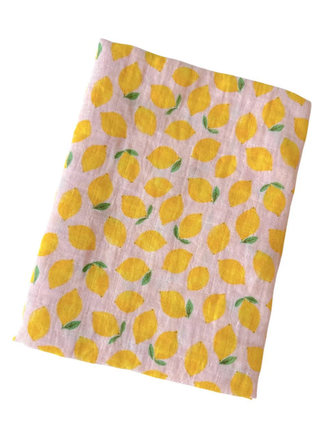 Muslin Swaddle - Lemon Sorbet