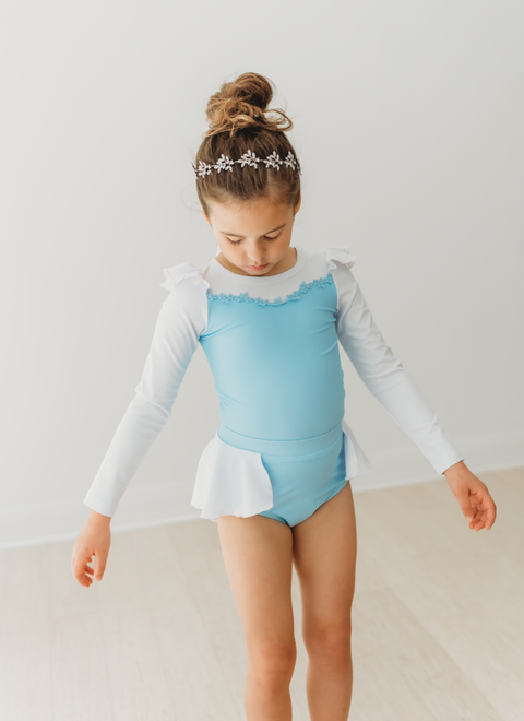 Cinderella Rashguard One Piece Swimsuit